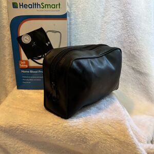 HealthSmart Blood Pressure Monitor Kit with Cuff & Travel Bag Black